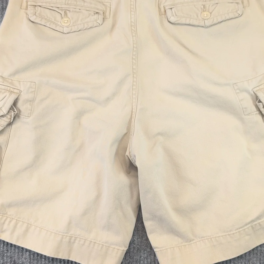 Polo Ralph Lauren Gellar Fatigue Men's size 34 Beige Cotton Cargo Chino Shorts